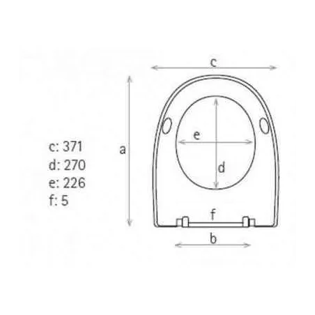 ASIENTO Y TAPA INODORO WC SILVIA WOODLINE 