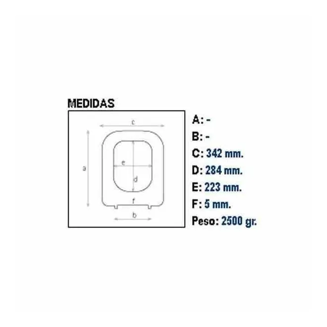 ASIENTO Y TAPA INODORO WC FESTA WOODLINE