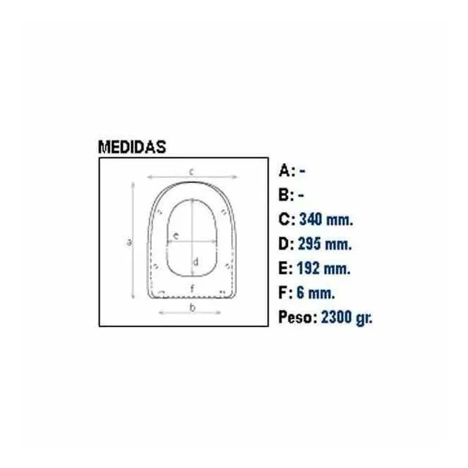 ASIENTO Y TAPA INODORO WC GSI WOODLINE