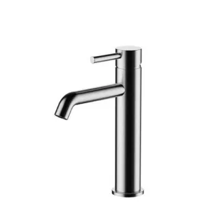 MONOMANDO MEDIO LAVABO ATHENAS ACERO PULIDO