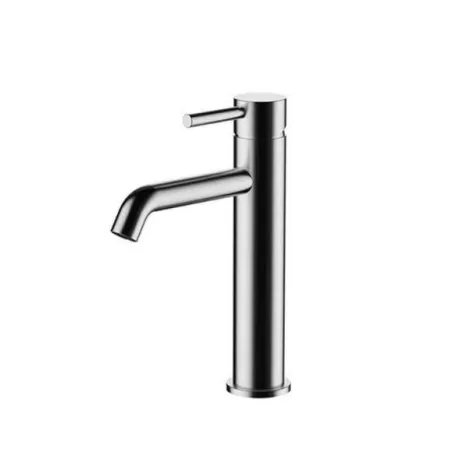 MONOMANDO MEDIO LAVABO ATHENAS ACERO PULIDO