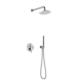 CONJUNTO DUCHA ATHENAS ACERO PULIDO