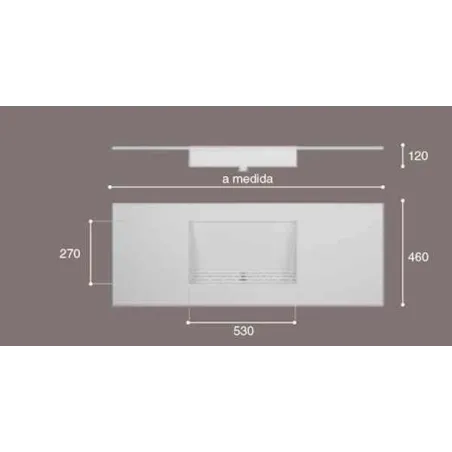 LAVABO SOLID SURFACE TYRION A MEDIDA