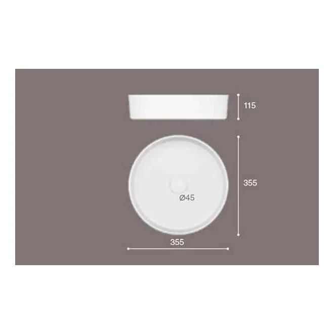 LAVABO SOBREENCIMERA OSIRIS BRILLO