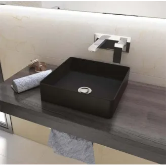 LAVABO SOBREENCIMERA SATET NEGRO MATE