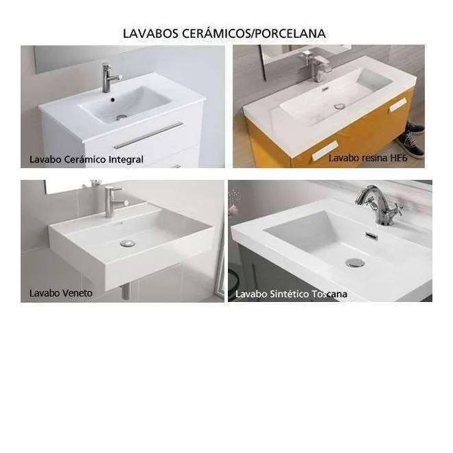 MUEBLE BAÑO MONTERREY 2 CAJONES 80 CM