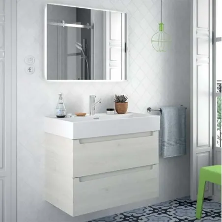 MUEBLE BAÑO MONTERREY 2 CAJONES 80 CM