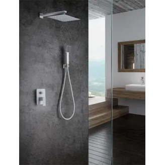 CONJUNTO DE DUCHA BLANCO MATE EMPOTRADO DUBLIN