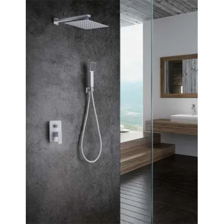 CONJUNTO DE DUCHA BLANCO MATE EMPOTRADO DUBLIN