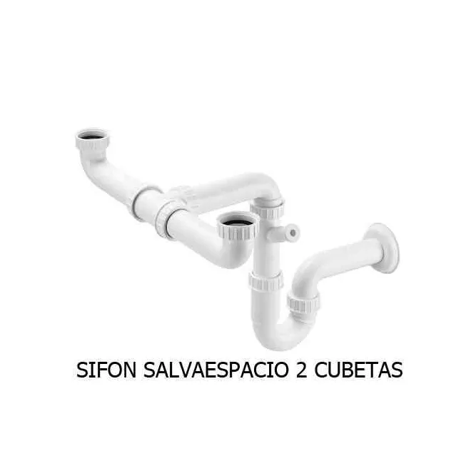 FREGADERO COCINA RECTANGULAR BEVERLY GRES 2 CUBETAS 84X50