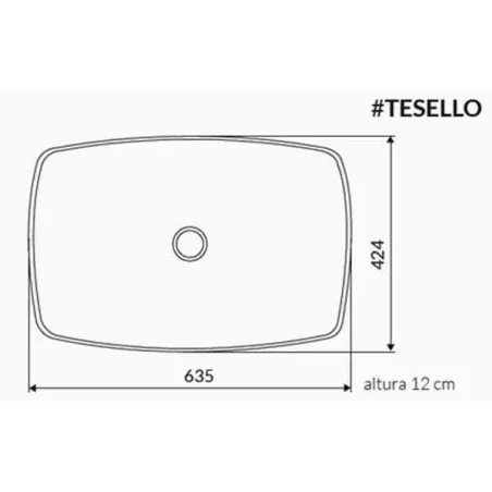LAVABO SOLID SURFACE TESELLO