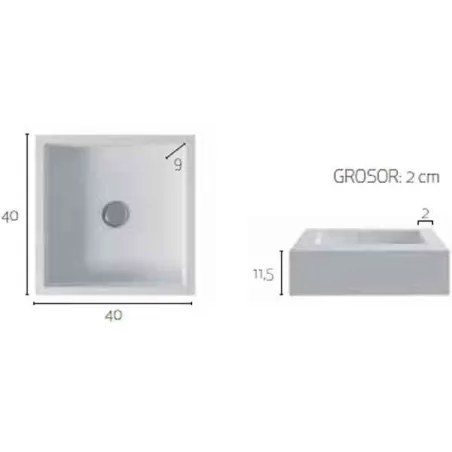 LAVABO SOLID SURFACE MARCO