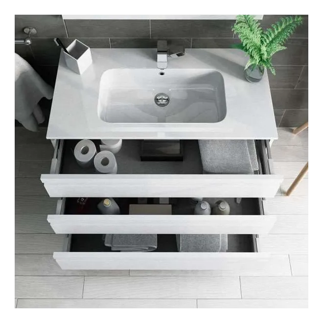 MUEBLE DE BAÑO NATALIA 2 CAJONES 80