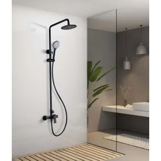 CONJUNTO DE DUCHA LUXOR COLOR NEGRO