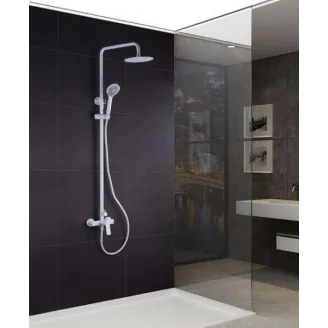 CONJUNTO DE DUCHA LUXOR COLOR BLANCO