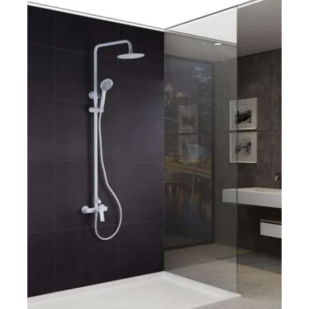 CONJUNTO DE DUCHA LUXOR COLOR BLANCO