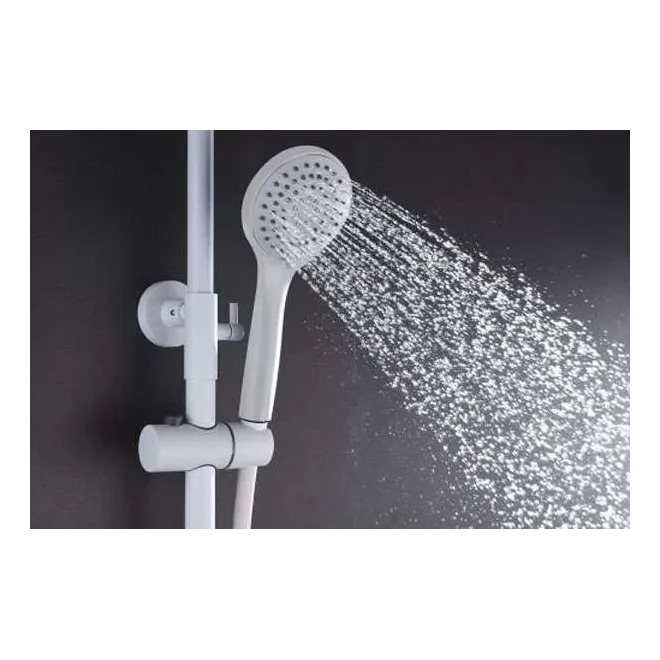 CONJUNTO DE DUCHA LUXOR COLOR BLANCO