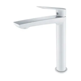 GRIFO DE LAVABO ALTO IMEX LUXOR BLANCO