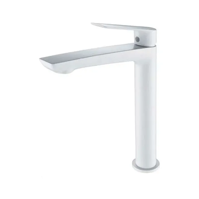 GRIFO DE LAVABO ALTO IMEX LUXOR BLANCO