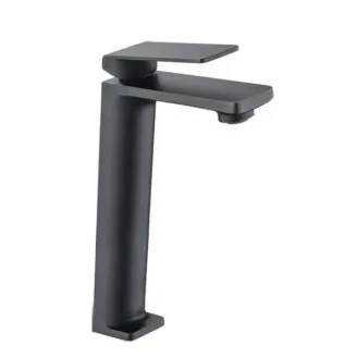 GRIFO DE LAVABO ALTO IMEX FIYI NEGRO