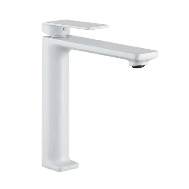 GRIFO DE LAVABO ALTO IMEX FIYI BLANCO