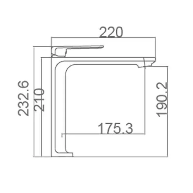 GRIFO DE LAVABO ALTO IMEX FIYI BLANCO