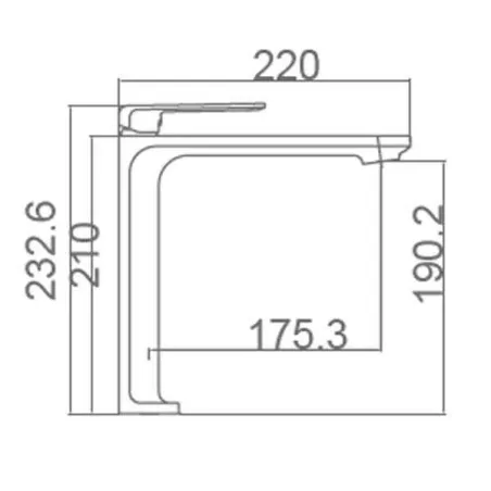 GRIFO DE LAVABO ALTO IMEX FIYI BLANCO