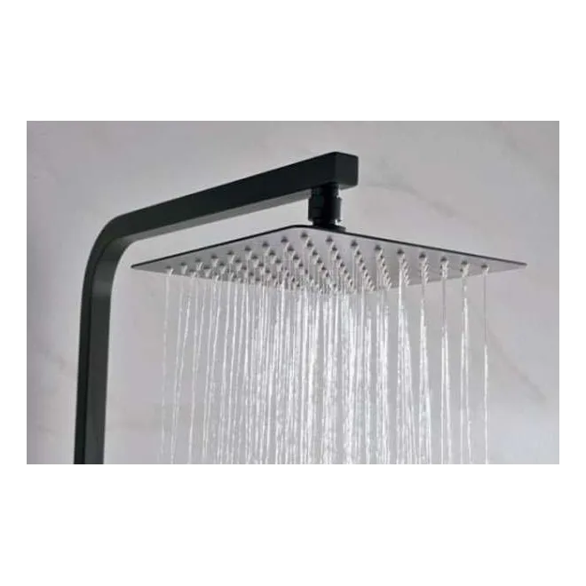CONJUNTO DUCHA TERMOSTATICA VIGO NEGRO