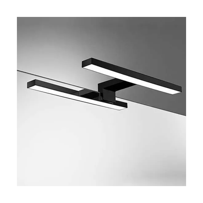 APLIQUE DE BAÑO LED ROMA 30 NEGRO