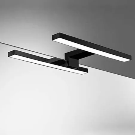 APLIQUE DE BAÑO LED ROMA 30 NEGRO