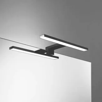 APLIQUE DE BAÑO LED LUXOR 30 NEGRO