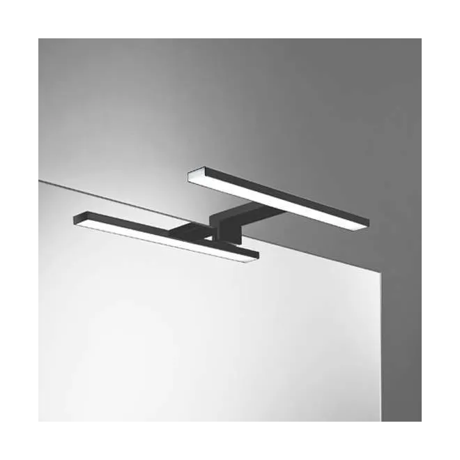 APLIQUE DE BAÑO LED LUXOR 30 NEGRO