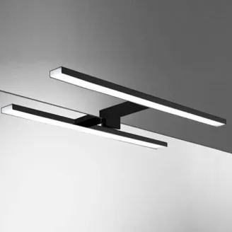 APLIQUE DE BAÑO LED LUXOR 60 NEGRO