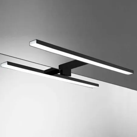 APLIQUE DE BAÑO LED LUXOR 60 NEGRO
