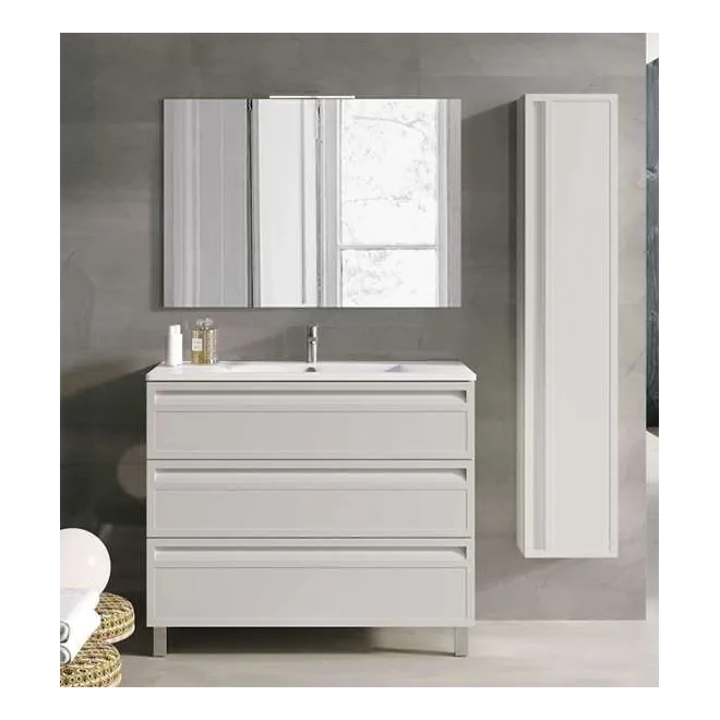 MUEBLE DE BAÑO MODERNO MARINA 3 CAJONES 100