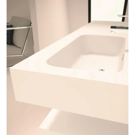 LAVABO SOLID SURFACE CON FALDON MOONSTONE