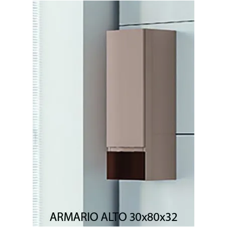 MUEBLE DE BAÑO SUSPENDIDO AINSA 2 CAJONES 1 PUERTA 120 CM