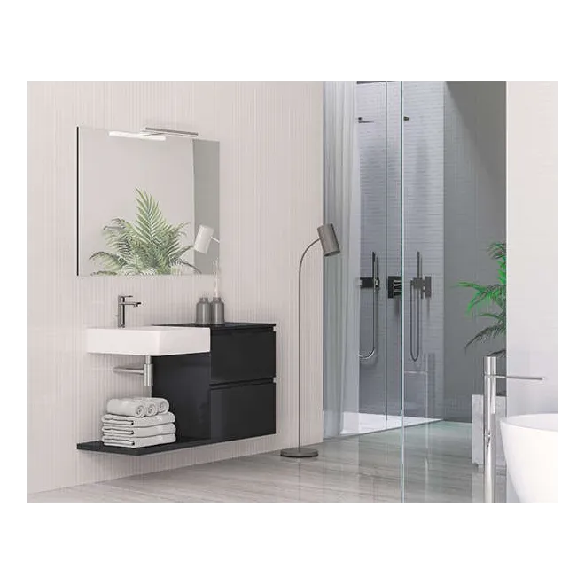 MUEBLE DE BAÑO SUSPENDIDO AINSA 2 CAJONES 120 CM