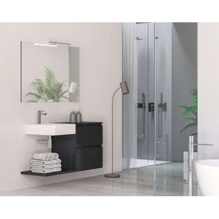 MUEBLE DE BAÑO SUSPENDIDO AINSA 2 CAJONES 120 CM