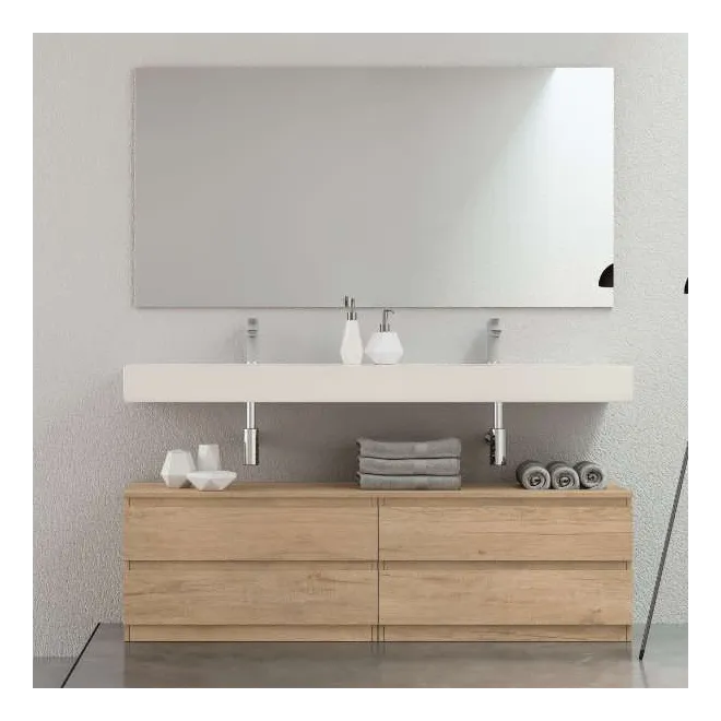 MUEBLE DE BAÑO SUSPENDIDO AINSA 4 CAJONES 140 CM