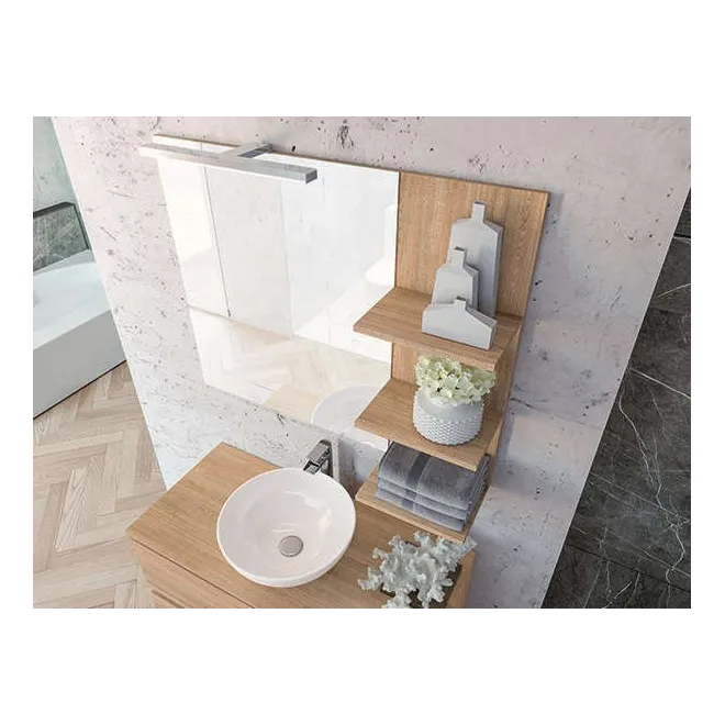 MUEBLE DE BAÑO SUSPENDIDO AINSA 2 CAJONES 80 CM
