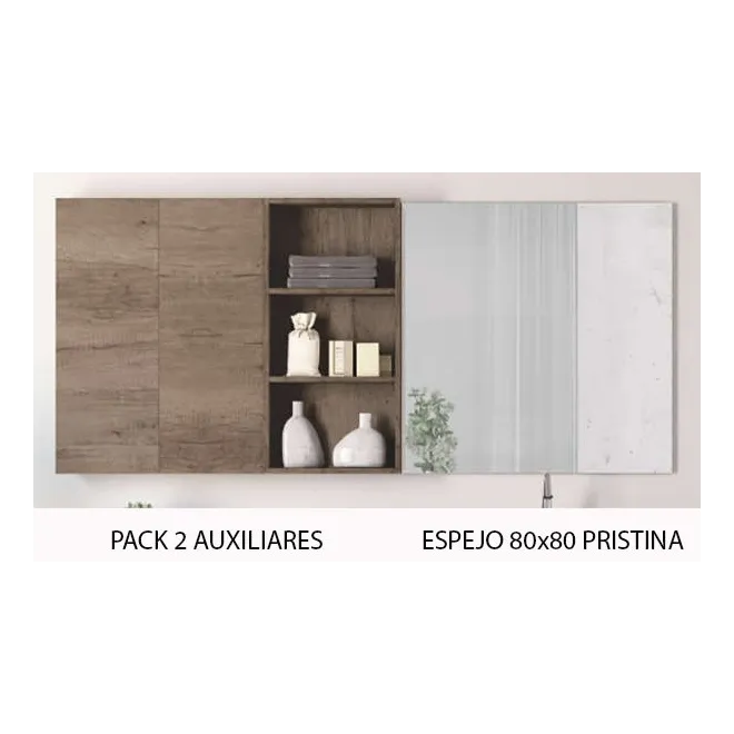 MUEBLE DE BAÑO MODERNO PRISTINA 3 CAJONES 3 PUERTAS 180 CM