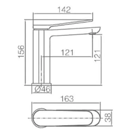 GRIFO DE LAVABO DINAMARCA NEGRO