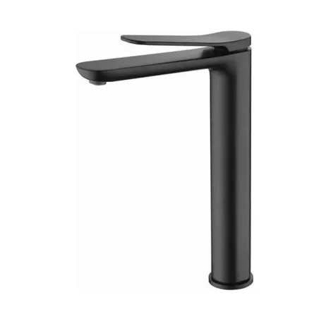 GRIFO DE LAVABO CAÑO ALTO DINAMARCA NEGRO