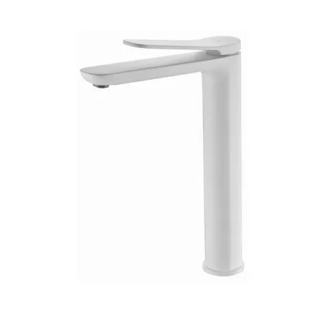 GRIFO DE LAVABO CAÑO ALTO DINAMARCA BLANCO