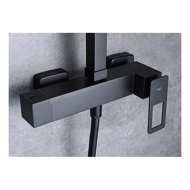 COLUMNA DE DUCHA SUECIA NEGRO