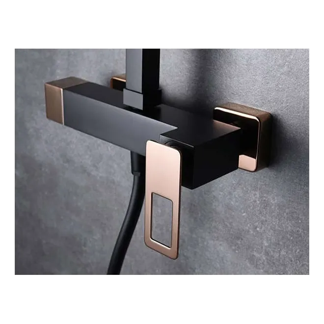 COLUMNA DE DUCHA SUECIA NEGRO
