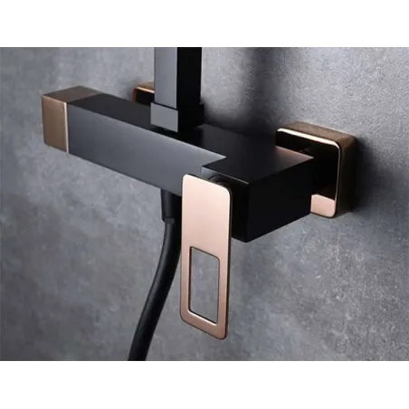 COLUMNA DE DUCHA SUECIA NEGRO