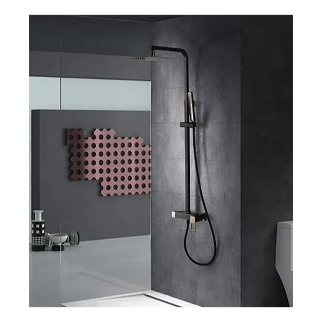 COLUMNA DE DUCHA SUECIA NEGRO