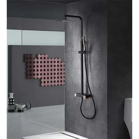 COLUMNA DE DUCHA SUECIA NEGRO